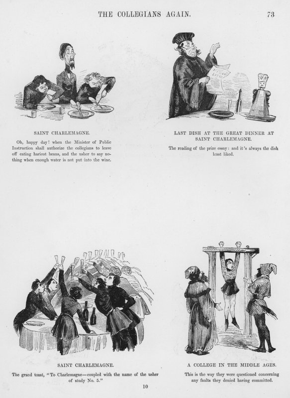 Szkice humorystyczne i groteskowe Gustave Dore (grafika) autorstwa Gustave Dore