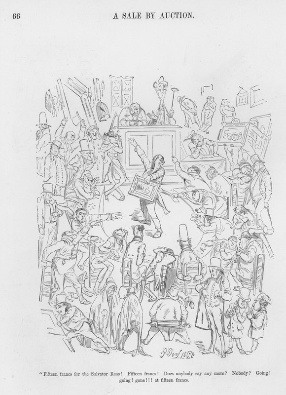 Szkice humorystyczne i groteskowe Gustave Dore (grafika) autorstwa Gustave Dore