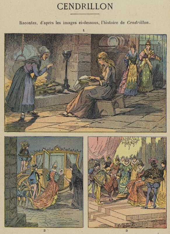 Cendrillon (kolor lito) autorstwa Gustave Fraipont