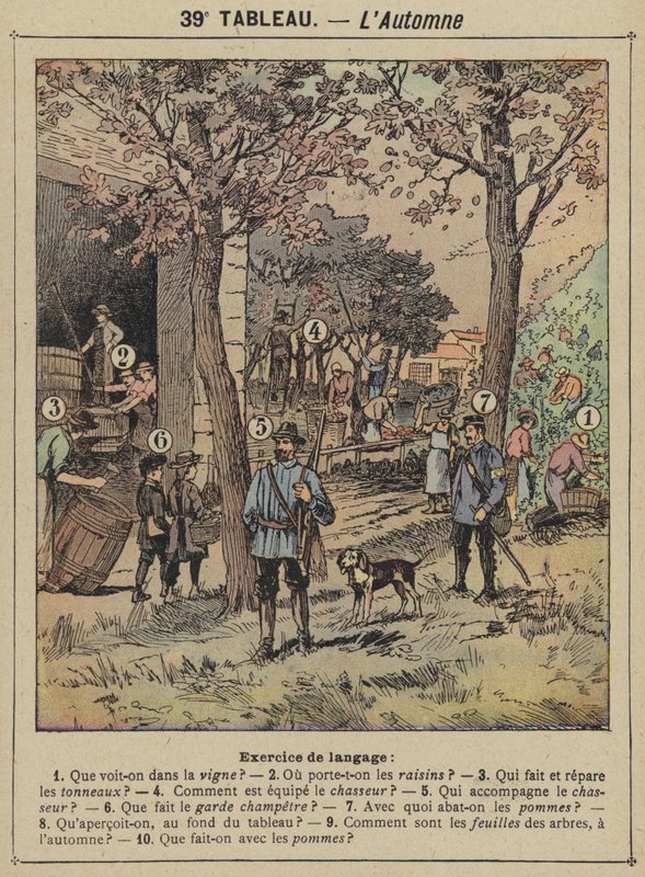 Jesień autorstwa Gustave Fraipont