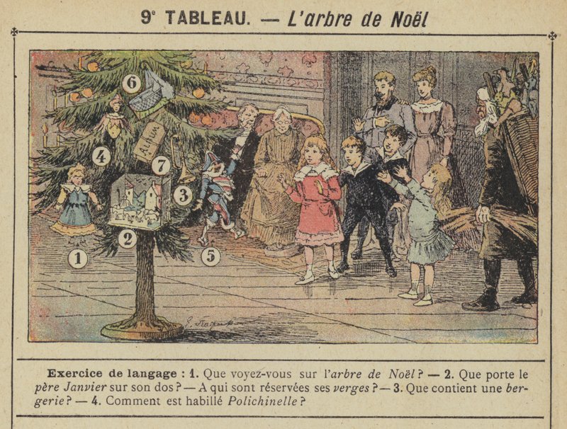 Choinka (kolor lito) autorstwa Gustave Fraipont