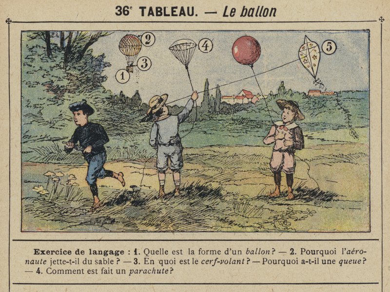 Balon Le (członkowie kolorowi) autorstwa Gustave Fraipont