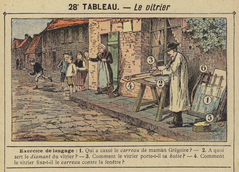 Glazier (kolor lito) autorstwa Gustave Fraipont