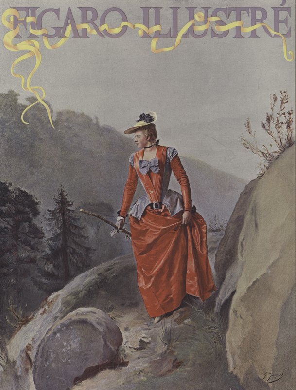 Okładka Le Figaro Illustre, sierpień 1891 autorstwa Gustave Jacquet