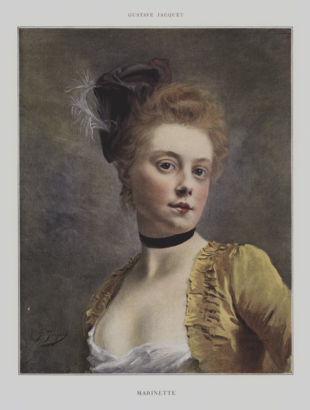 Marinette autorstwa Gustave Jacquet