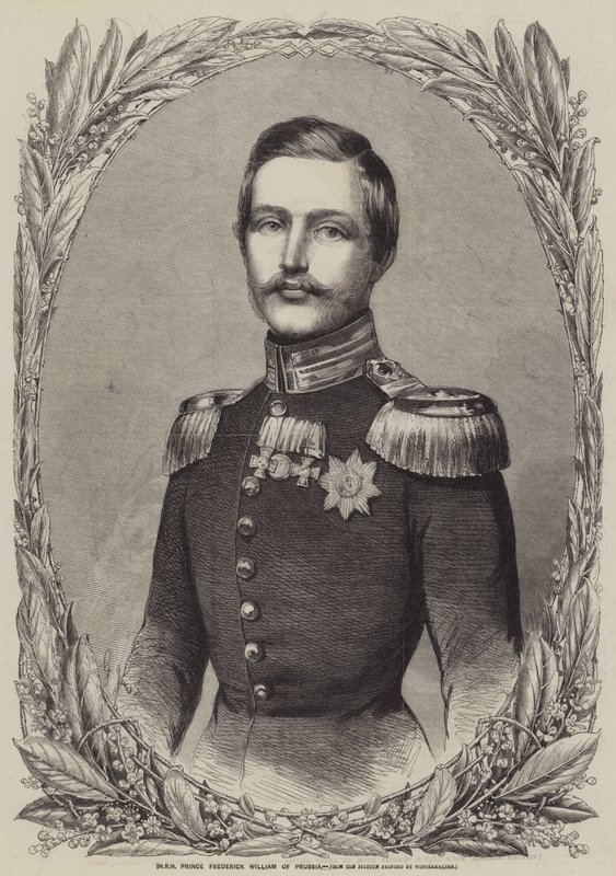 JKW Książę Fryderyk Wilhelm Pruski autorstwa Gustave Janet