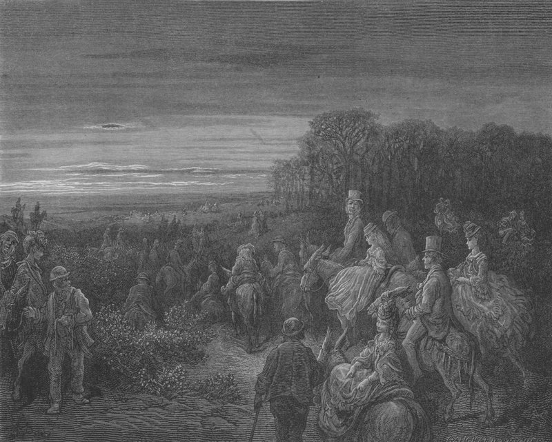Okolice Londynu, La Bruyere De Hamstead autorstwa Gustave after Dore
