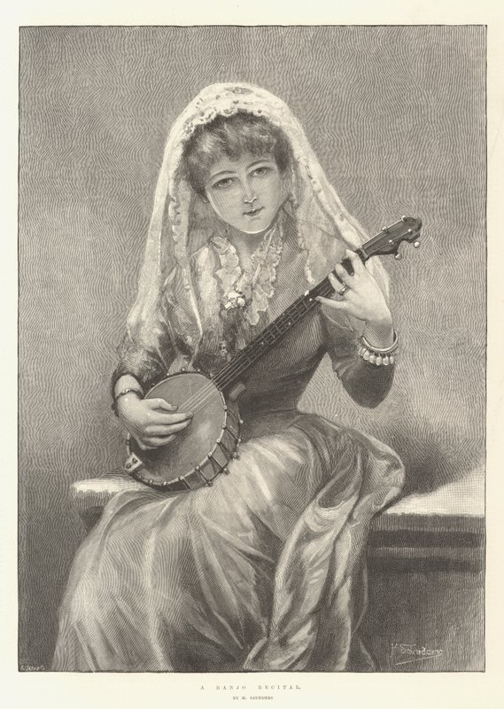 Recital banjo autorstwa H. Saunders