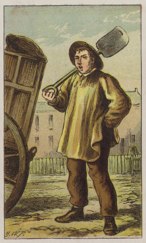 Dustman (kolor lito) autorstwa H.W. (after) Petherick