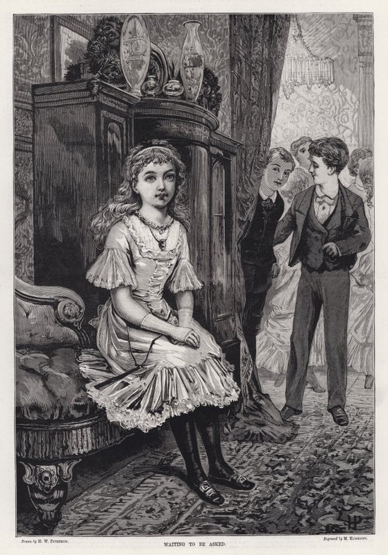 Czekam na pytanie (grawerunek) autorstwa H.W. (after) Petherick