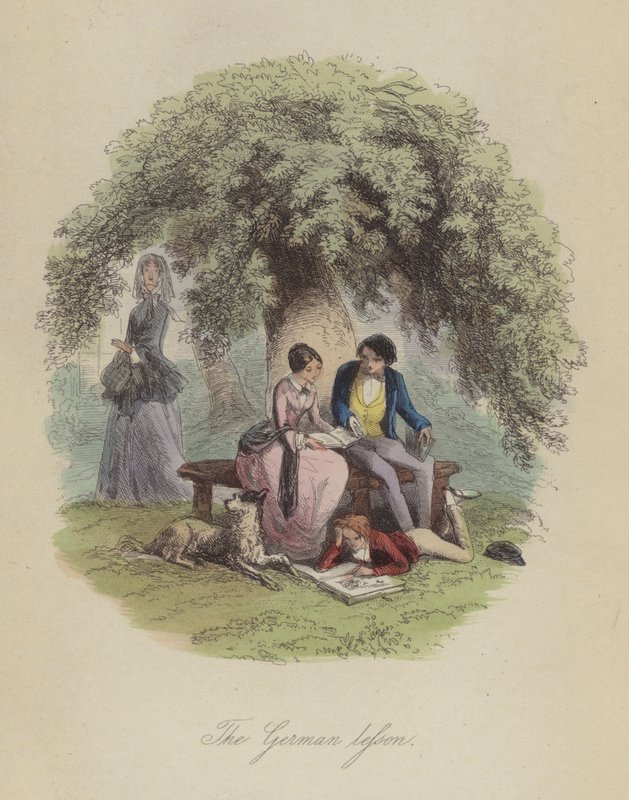 Ilustracja do Lewisa Arundela lub The Railroad of Life autorstwa Franka E Smedleya (kolorowa grawerunek) autorstwa after Hablot Knight Browne
