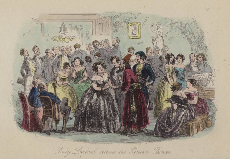 Ilustracja do Lewisa Arundela lub The Railroad of Life autorstwa Franka E Smedleya (kolorowa grawerunek) autorstwa after Hablot Knight Browne
