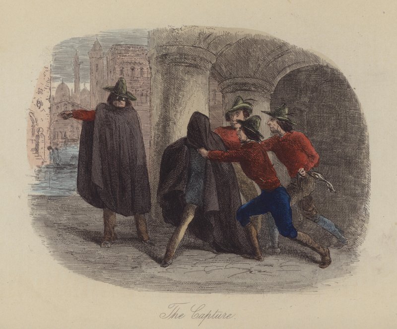 Ilustracja do Lewisa Arundela lub The Railroad of Life autorstwa Franka E Smedleya (kolorowa grawerunek) autorstwa after Hablot Knight Browne