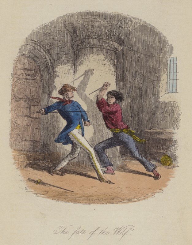 Ilustracja do Lewisa Arundela lub The Railroad of Life autorstwa Franka E Smedleya (kolorowa grawerunek) autorstwa after Hablot Knight Browne