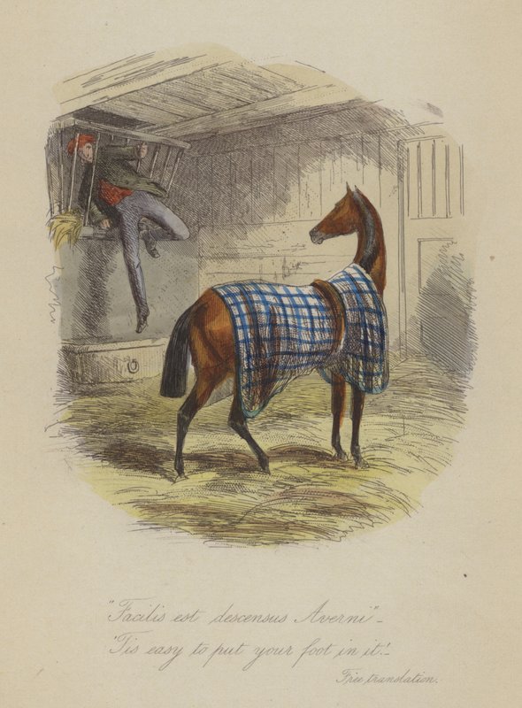 Ilustracja do Lewisa Arundela lub The Railroad of Life autorstwa Franka E Smedleya (kolorowa grawerunek) autorstwa after Hablot Knight Browne