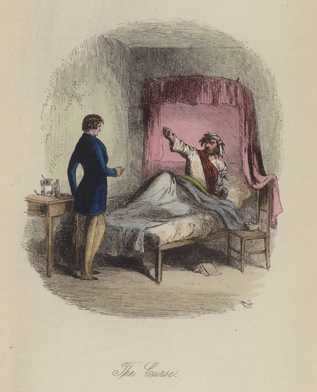 Ilustracja do Lewisa Arundela lub The Railroad of Life autorstwa Franka E Smedleya (kolorowa grawerunek) autorstwa after Hablot Knight Browne
