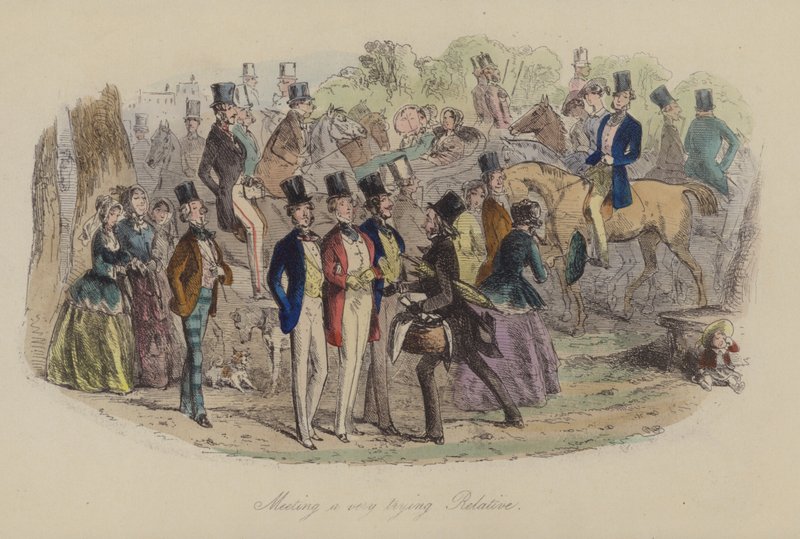 Ilustracja do Lewisa Arundela lub The Railroad of Life autorstwa Franka E Smedleya (kolorowa grawerunek) autorstwa after Hablot Knight Browne