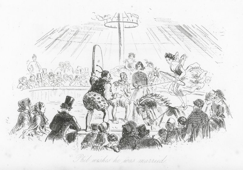 Londyńskie ulice: Phil chciałby być żonaty (grawerunek) autorstwa Hablot Knight (1815 92) Browne