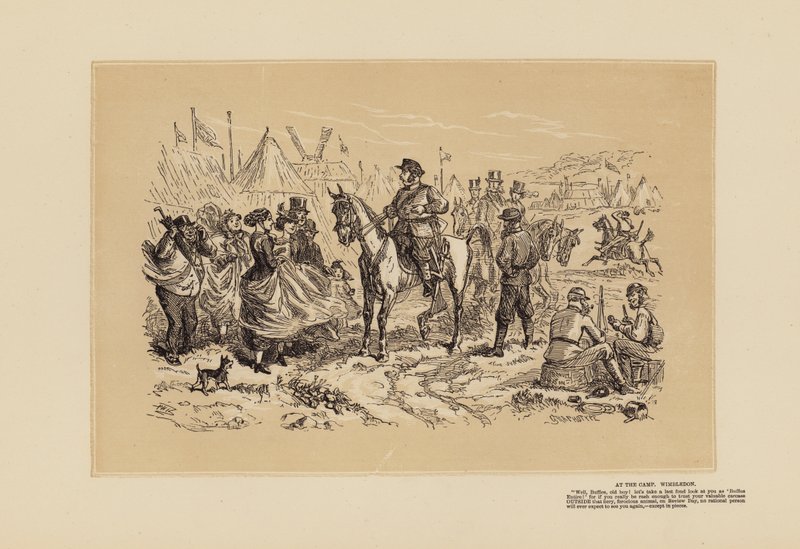 Spotkanie na Wimbledonie, nr 2, Braterstwo (rycina) autorstwa Hablot Knight (1815 92) Browne