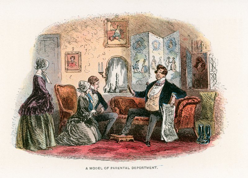 Ilustracja do Bleak House autorstwa Hablot Knight Browne