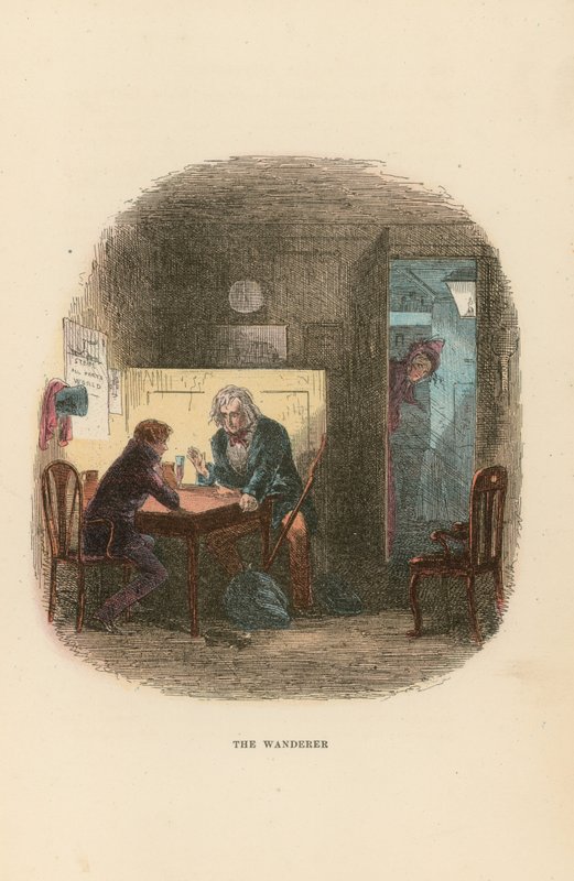 Ilustracja do Davida Copperfielda autorstwa Hablot Knight Browne