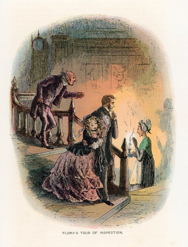 Ilustracja do Małej Dorrit autorstwa Hablot Knight Browne