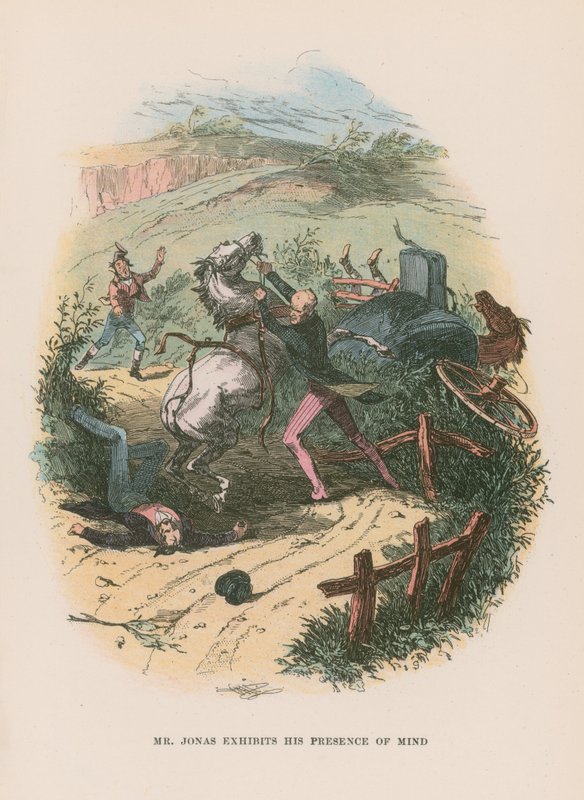 Ilustracja dla Martina Chuzzlewita autorstwa Hablot Knight Browne