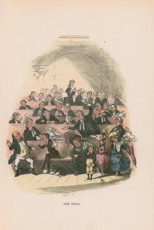 Ilustracja do Pickwick Papers autorstwa Hablot Knight Browne