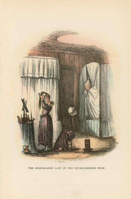 Ilustracja do dokumentów Pickwicka autorstwa Hablot Knight Browne