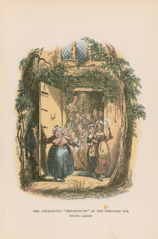 Ilustracja do dokumentów Pickwicka autorstwa Hablot Knight Browne