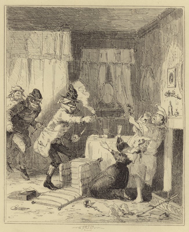 Włamywacze autorstwa Hablot Knight Browne