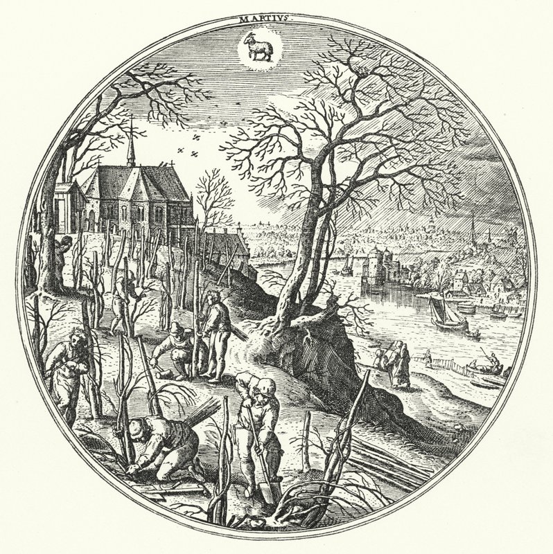 Marzec (grawerowanie) autorstwa Hans (after) Bol