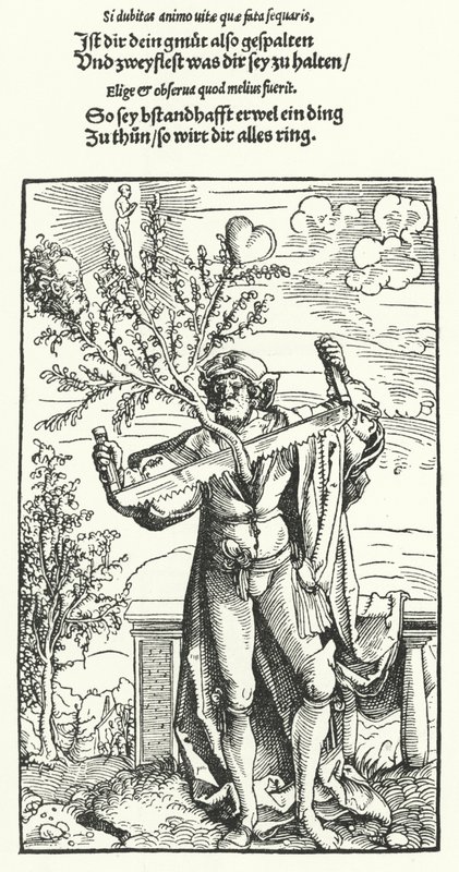 Oznaczenie (grawerowanie) autorstwa Hans (after) Burgkmair