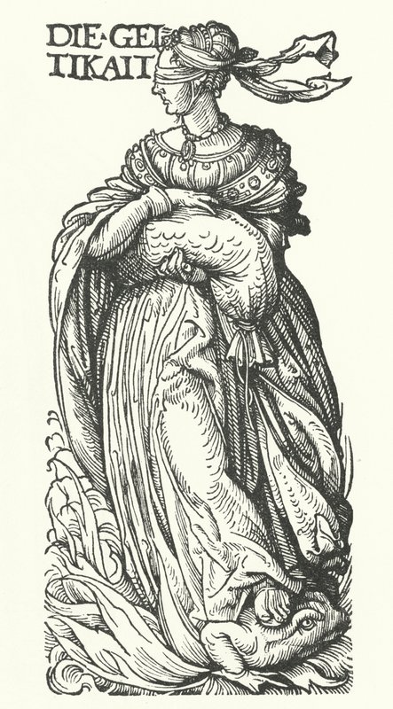 Chciwość: jeden z siedmiu grzechów głównych (rycina) autorstwa Hans (after) Burgkmair