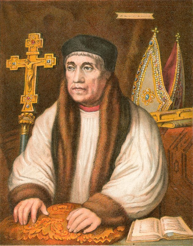 Arcybiskup Warham autorstwa Hans (after) Holbein the Younger