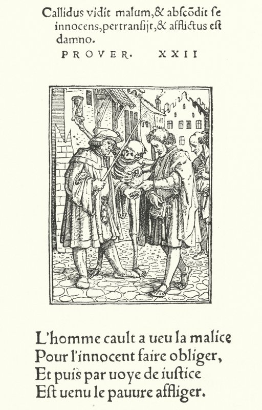 Adwokat (grafika) autorstwa Hans (after) Holbein the Younger