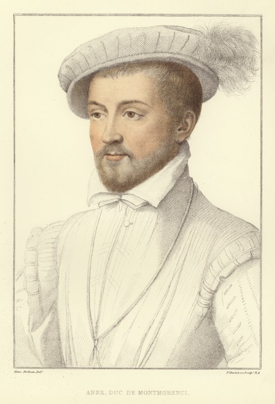 Anna, książę Montmorenci (akwatinta) autorstwa Hans Holbein der Jüngere