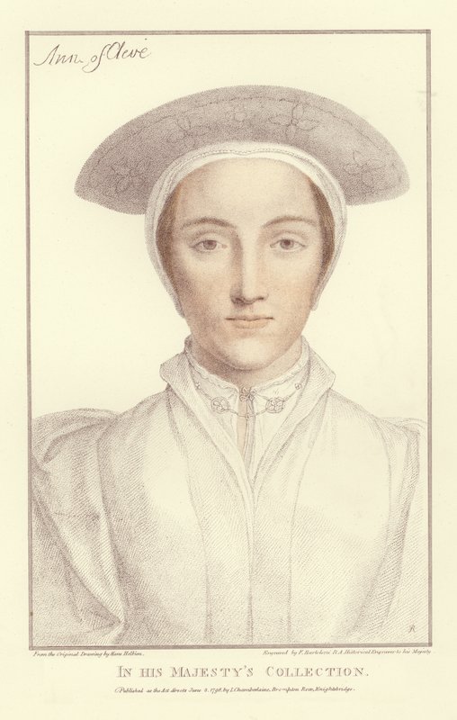 Anna z Kleve (akwatinta) autorstwa Hans Holbein der Jüngere