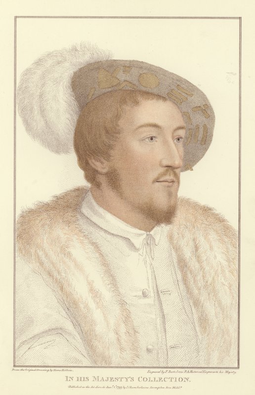 Anonimowy mężczyzna (akwatinta) autorstwa Hans Holbein der Jüngere