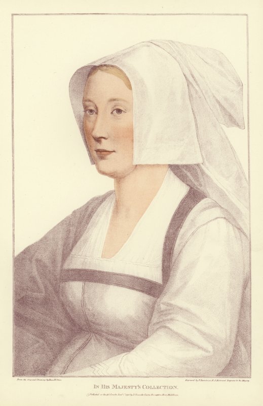 Anonimowa kobieta (akwatinta) autorstwa Hans Holbein der Jüngere