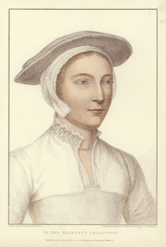 Anonimowa kobieta (akwatinta) autorstwa Hans Holbein der Jüngere