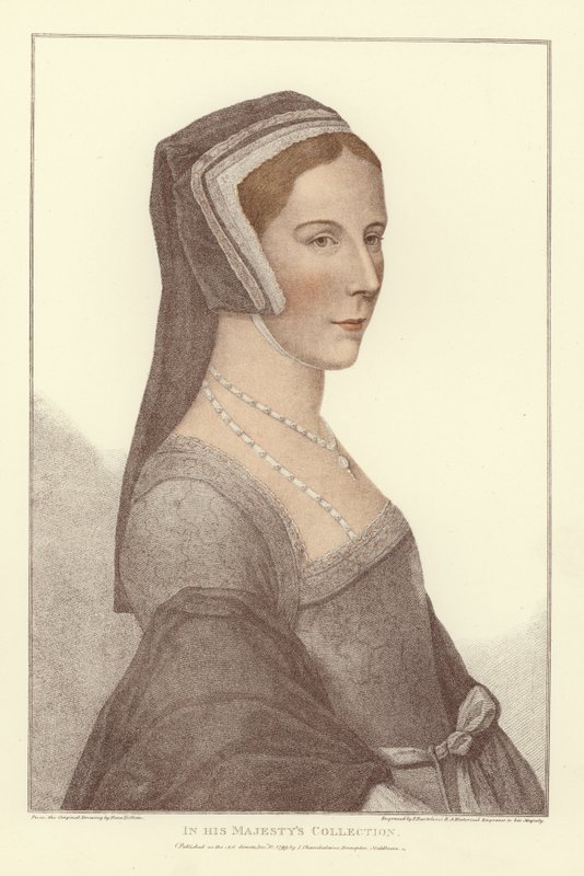 Anonimowa kobieta (akwatinta) autorstwa Hans Holbein der Jüngere