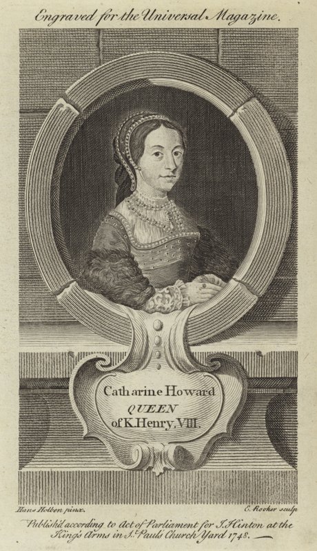 Catharine Howard, królowa króla Henryka VIII autorstwa Hans Holbein der Jüngere