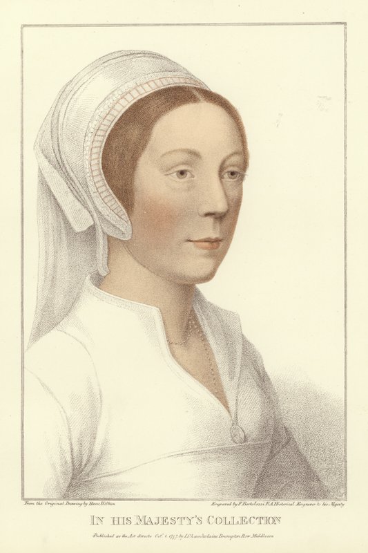 Katarzyna Howard (akwatinta) autorstwa Hans Holbein der Jüngere