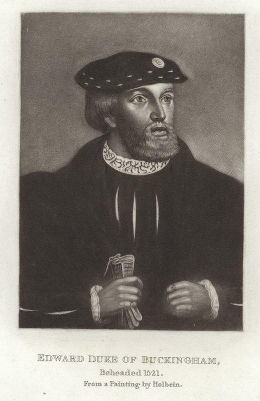 Edward książę Buckingham autorstwa Hans Holbein der Jüngere