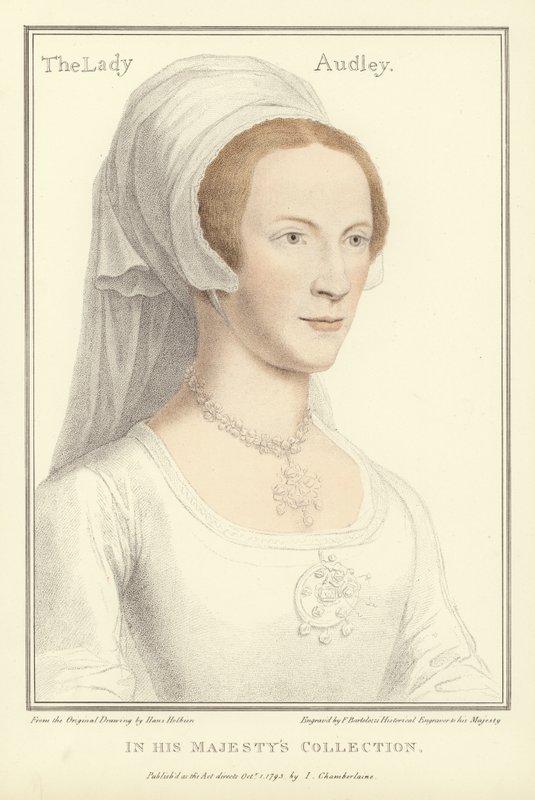 Elżbieta, Lady Audley (akwatinta) autorstwa Hans Holbein der Jüngere
