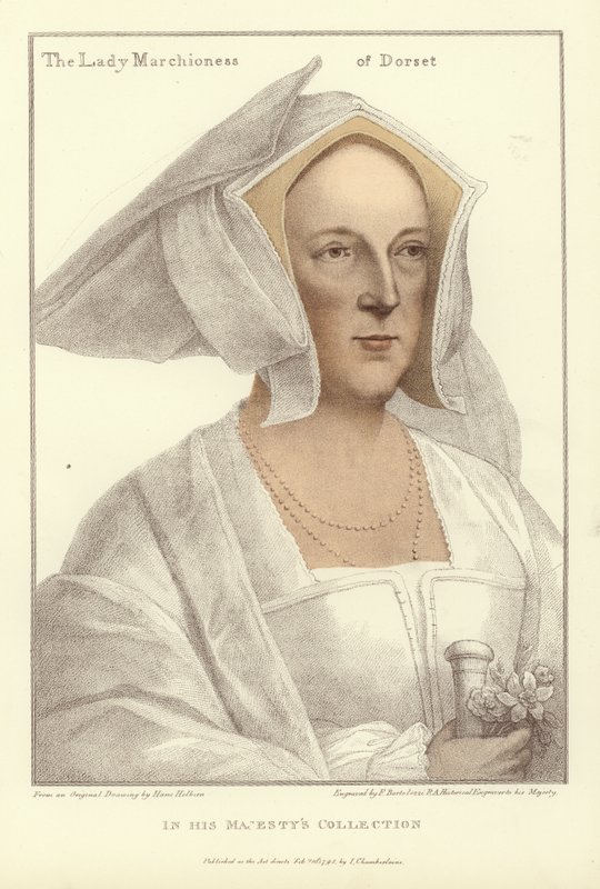 Frances, markiza Dorset (akwatinta) autorstwa Hans Holbein der Jüngere