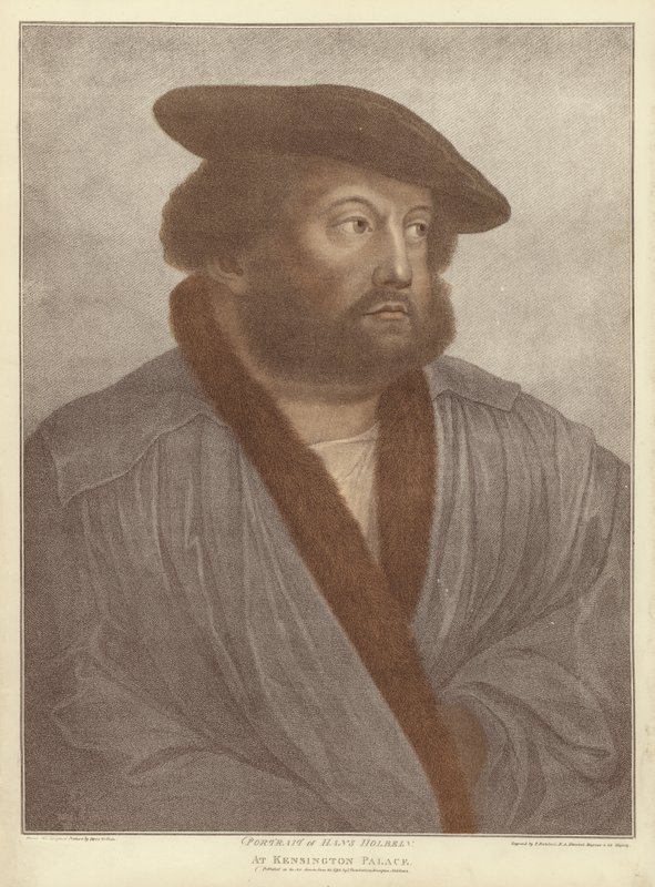 Hans Holbein Młodszy (akwatinta) autorstwa Hans Holbein der Jüngere