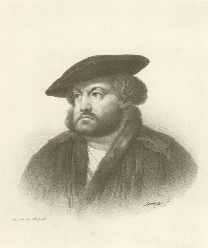 Hans Holbein Młodszy, niemiecki artysta autorstwa Hans Holbein der Jüngere