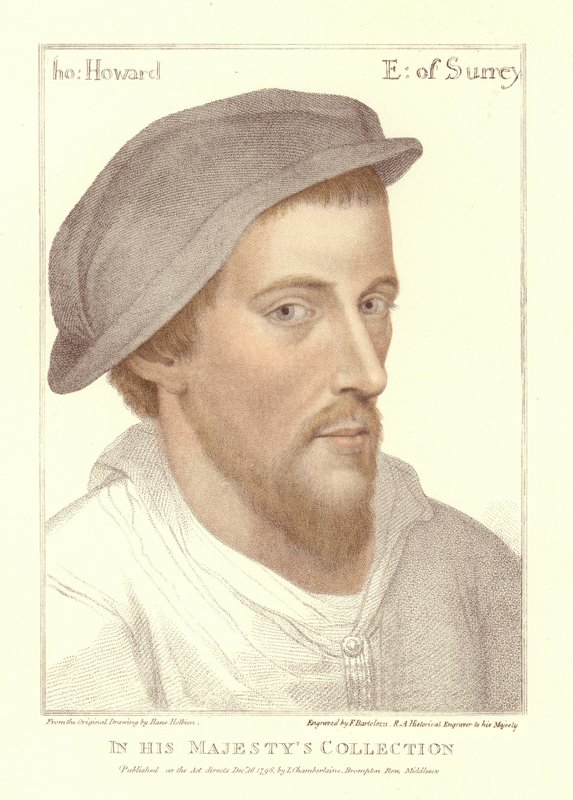 Henryk Howard, hrabia Surrey (akwatinta) autorstwa Hans Holbein der Jüngere